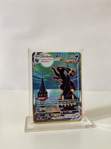 Pokémon Umbreon VMAX 215/203 GOLD METAL CARD Gift/Display Fan Art