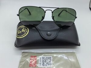 Ray-Ban Aviator Sunglasses RB3025 Unisex Black Frame Classic Green Lens 58mm
