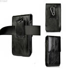 Vertical Leather Cell Phone Pouch Holster Mobile Phone Belt Clip Cover Case