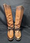 Freebird Philly Tall Riding Boots Distressed Leather Size 7 FB Phily