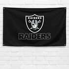 For Las Vegas Raiders Football Fans 3x5 ft Mascot Flag NFL Gift Oakland Banner
