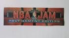 NBA Jam Tournament Edition Marquee Arcade Game Top Sign. Free Shipping