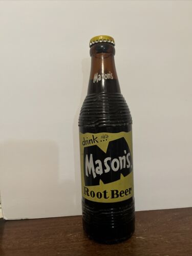 New ListingFull 10 Oz. Masons Root Beer Soda Bottle, Chicago ILL.