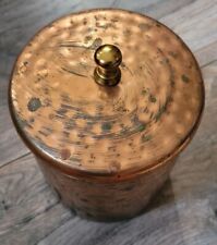 Stainless Steel Canister with Copper Plated Exterior 44oz GUC Food Safe