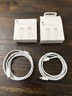 GENUINE Apple USB-C 60W Charge Cable LOT OF 2 Woven 1m A2795 MQKJ3AM/A White USE