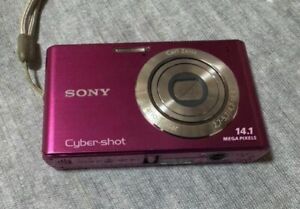 SONY Cyber shot DSC-W550 Pink Sony Cybershot Compact Digital Camera With battery
