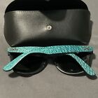 Vtg B&L RAY-BAN Street Neat WAYFARER Turquoise Green Sunglasses