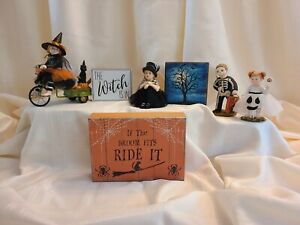 Bethany Lowe Halloween Figurines- New, Accessories included.