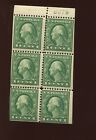 405b Washington PL#6079 POSITION D Booklet Pane of 6 Stamps (By 1542)