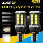 LED Backup Reverse Light Bulbs 921 912 T15 Super Bright Canbus Error Free AUXITO (For: Nissan Quest)