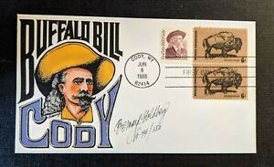 Buffalo Bill Cody Goldberg Hand Painted Cover FDC 94 of 150