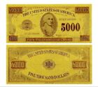 USA BANKNOTE P-406 $5000 GOLD CERTIFICATE 5 THOUSAND US DOLLARS 1928 GOLD FOIL