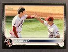 2022 Topps Series 1 Black SP /71 Shohei Ohtani Mike Trout Angels Team Card #159