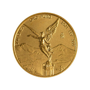 2021 1/10 oz Mexican Gold Libertad Coin (BU)