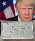 10 Oz Mount Trumpmore .999 Silver Bar, One Of A Kind, Get It Now, Free Shippin