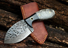 SHARD®™ CUSTOM HAND FORGED Damascus Steel EDC MIni Skinner Neck Knife W/SHEATH