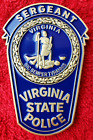 VIRGINIA STATE POLICE SERGEANT CHALLENGE COIN (ELA CHP LAPD POLICE NOT NYPD