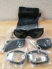 Wiley X Z87-2 Shooting Safety Glasses Lenses Clear & Tinted  W/Straps