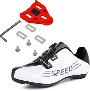 Exarus Men Cycling Shoes Road MTB Peloton Bike With road bike cleats size 6.5-12