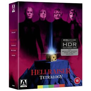 HELLRAISER Tetralogy [4K UHD Blu-ray] Arrow Video UK Collection 4-Movie Box Set
