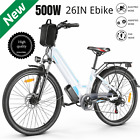 500W Electric Bike, 26inch EBike for Adults, Mountain Bicycle Commuter for Sale