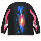 HBA Hood By Air X-Ray Skeleton Graphic T-Shirt XL Long Sleeve Vinyl Print NEW