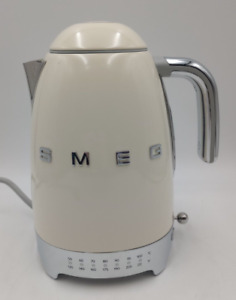 USED - SMEG Variable Temperature Electric Water Kettle Cream