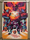 Transformers The Movie Autobots Decepticons Print Art Poster Mondo Tom Whalen