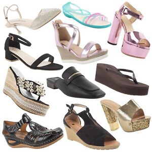 Wholesale Lot of Brand New Women's Shoes: 10/30/50/100 shoes-Choose Size or mix