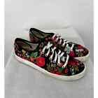 Keds X Rifle Paper Co Champion Wild Roses Shoes Lace Up Sneakers Blue Size 7.5