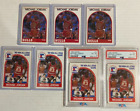 1989 NBA Hoops 200 & 21 Michael Jordan 7 Card Lot PSA