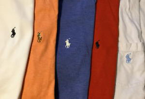 Polo Ralph Lauren Men's Size L Polo Short Sleeve Shirt Lot Of (5) PONY