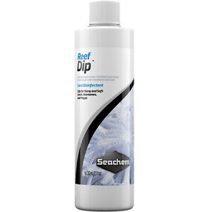 Seachem Reef Dip 250mL Elemental Iodine Complex Disinfects Corals and Frags