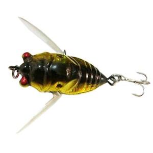 NEW Cicada Bass Insect Fishing Lures 4cm Crank Bait Floating Tackle BEST