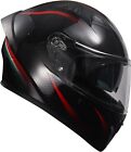 NEW  KYPARA Full Face Motorcycle Helmet Internal Tinted Visor DOT Approved Black