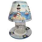 Yankee Candle Lighthouse Seascape Candle Topper and Plate
