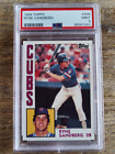 1984 Topps Ryne Sandberg #596 Chicago Cubs HOF PSA 9 MINT