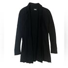 +Beryll Cashmere Cardigan Open Sweater Long Black Womens One Size