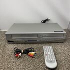 New ListingSylvania DVC840G DVD VCR Recorder DVD Player Combo With Remote & Cables TESTED