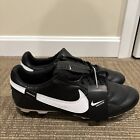 Nike Premier III 3 FG Soccer Cleats Mens Sz 10.5 Black White Leather AT5889-010