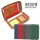 Family Passport Holder Card Wallet RFID Blocking Travel Document Organizer US