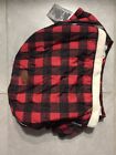 JJ Cole Car Seat Cover Bundle Me Toddler Baby Red/Black Flannel Open Box
