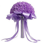 New ListingPE Foam Roses Artificial Flower Wedding Bridal Bouquet Wedding Party Decor
