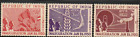 India Stamps 1950 SC# 227, 229, 230 Republic of India