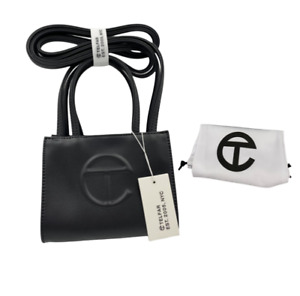 Telfar Small Shopping Bag Black Vegan Leather Crossbody Bag NWT US Stock
