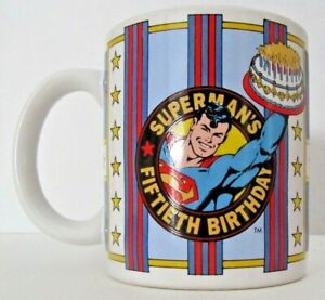 Superman 50th Birthday Mug In Box