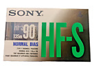 New Sony HF-S 90 Blank Audio Cassette Tape Type I Normal Bias Japan