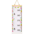 Baby Growth Chart Ruler for Kids Wood Frame Height Measure Chart 7.9In X 79In Ca