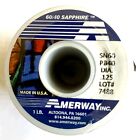 Amerway 60/40 Solder SAPPHIRE for Stained Glass 1 lb roll