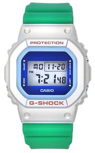Casio G-Shock Green Resin Strap Sports Quartz 200M Men's Watch DW-5600EU-8A3